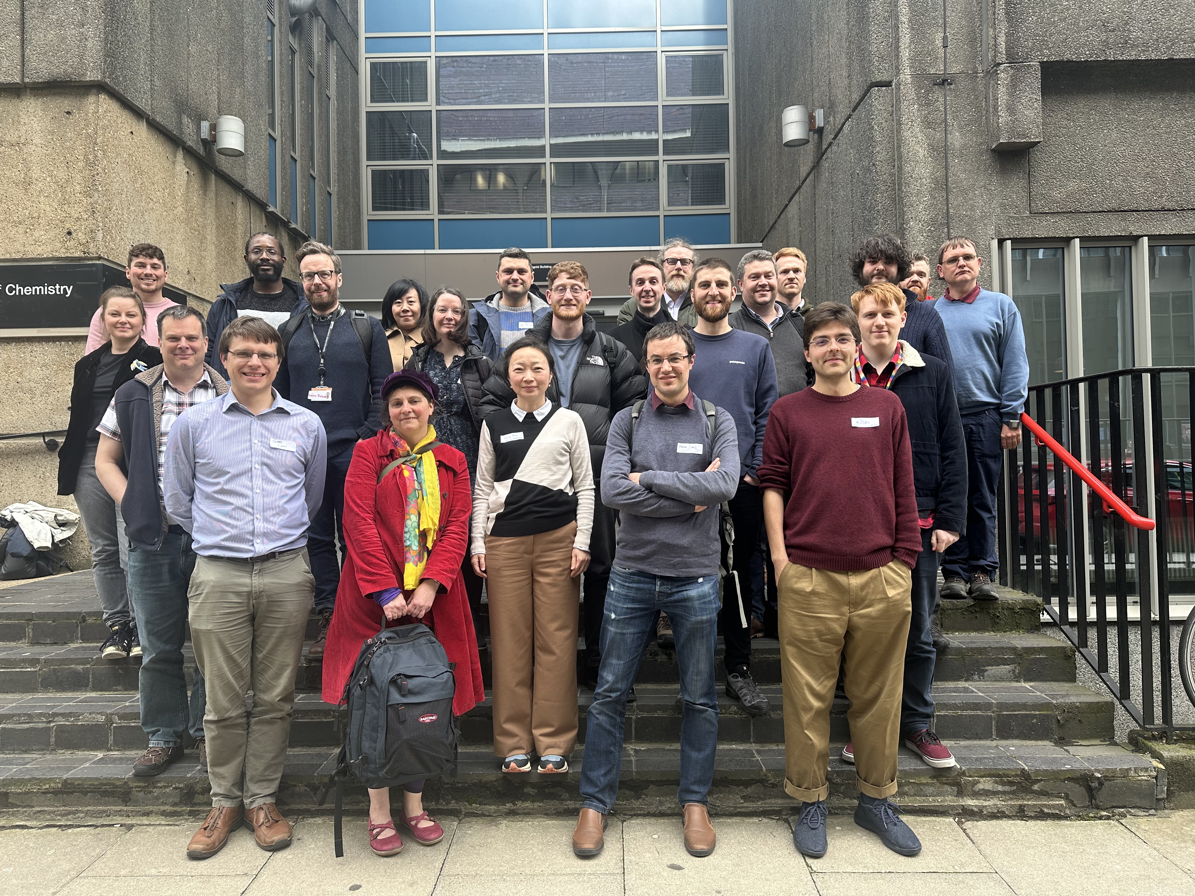 A group photograph taken at the meeting at UCL
